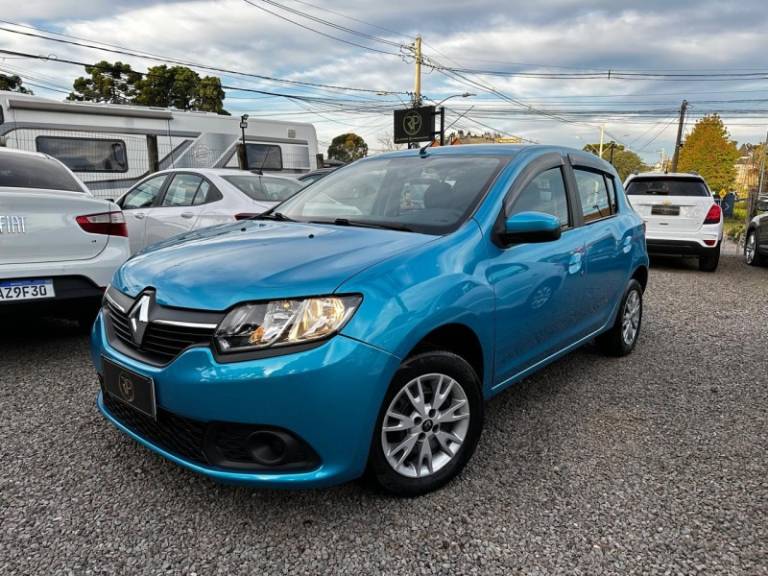 RENAULT - SANDERO - 2014/2015 - Azul - R$ 42.900,00